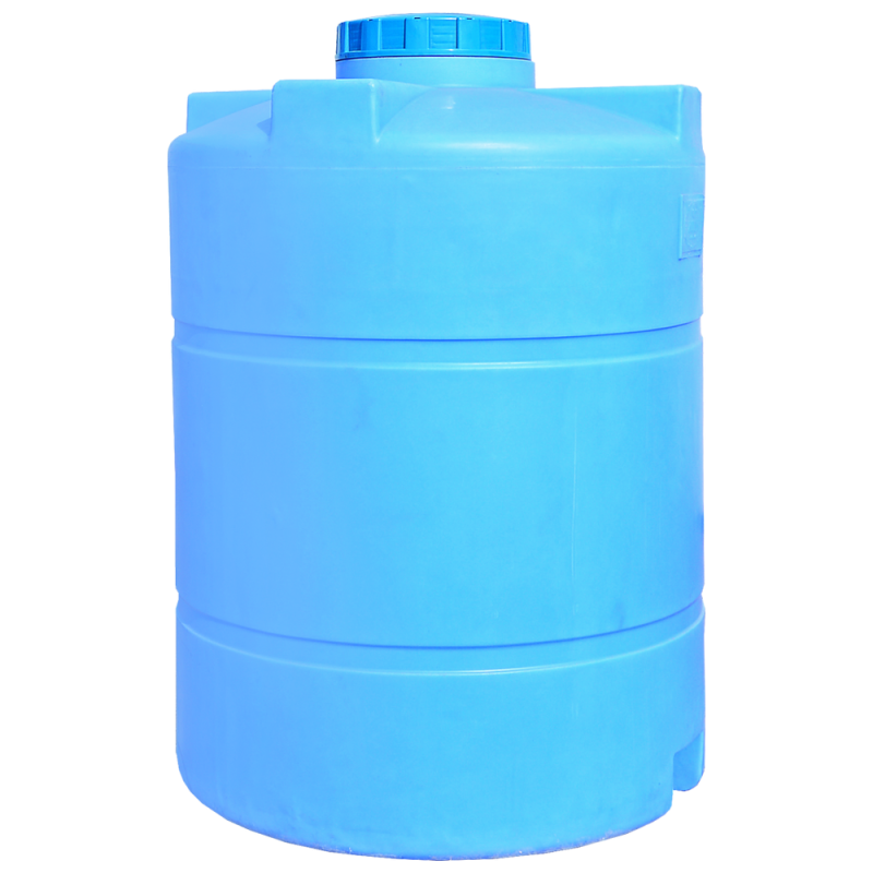 Бочка 2000 л вертикальна ПБ блакитна Пласт бак